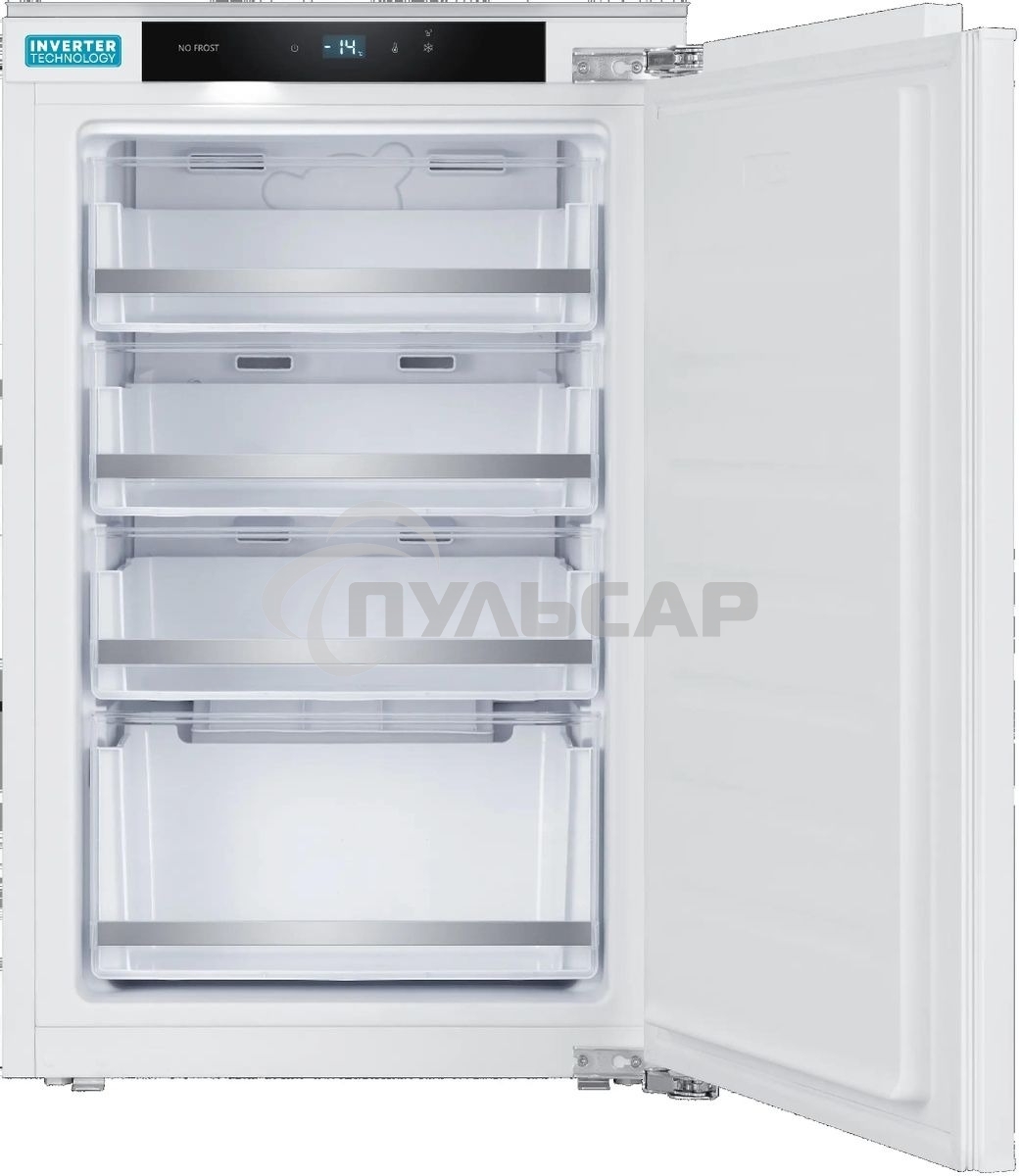 Морозильная камера Korting KSFI 1078 белый, 82л, 4 ящика