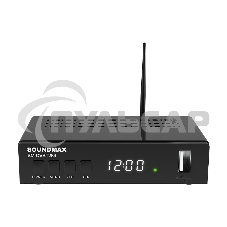 Приставка для цифрового ТВ SOUNDMAX SM-DVBT284 черный