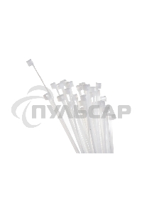 Нейлоновые стяжки FORTISFLEX КСС 3х200 мм белый 100 штук 49394