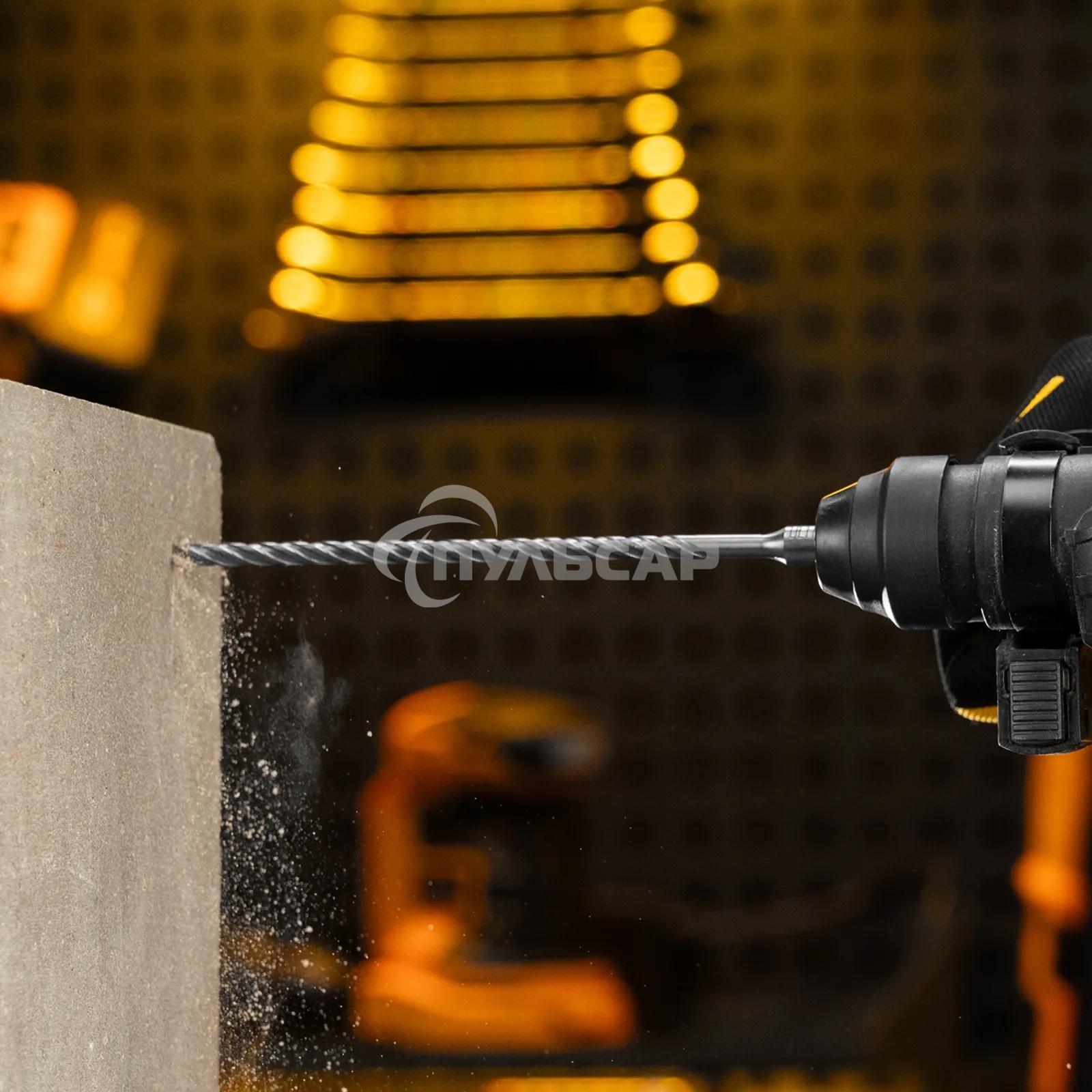 Бур по бетону Denzel цельная крестовая пластина, 6x215 мм, SDS PLUS