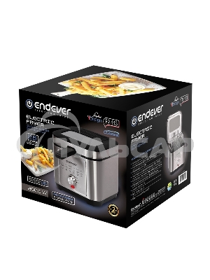 Фритюрница Endever Skyline FR-113, черный-стальной