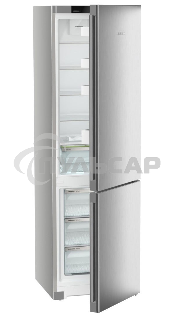 Холодильник Liebherr CNsfd 5703-22 001 Pure серебристый SteelFinish двухкамерный 266/94л морозилка снизу