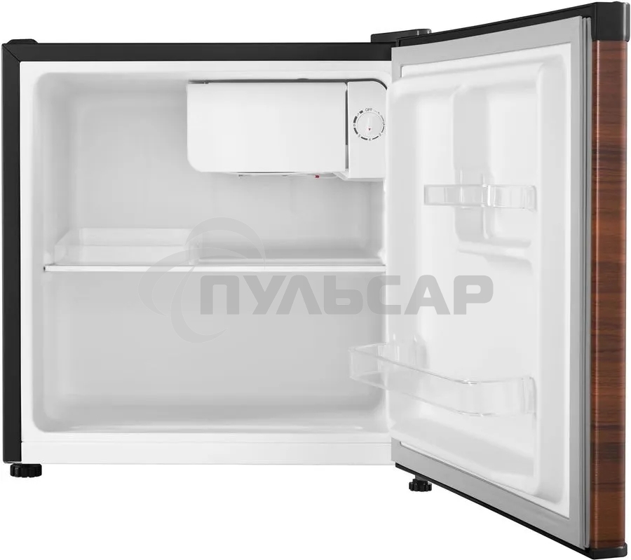 Холодильник Maunfeld MFF50WD дерево/черный мат. однокамерный 46л