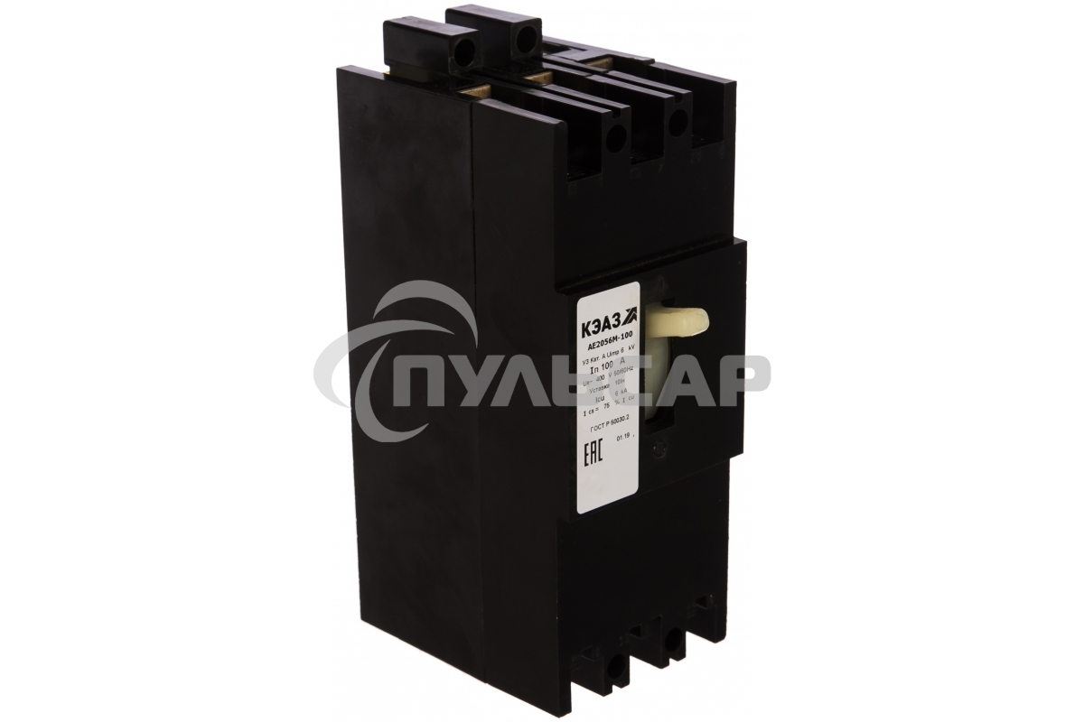 Выключатель автоматический АЕ2056М-100 100А 10Iн 400AC УЗ КЭАЗ 104465