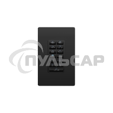 Модуль- 13-кнопочную Ethernet-клавиатуру Metreau в держателе, которая позволяет устанавливать ее в HydraPort HPX-600,900 и 1200 FG565-12-BL-00 AMX HPX-U400-R-MET-13E