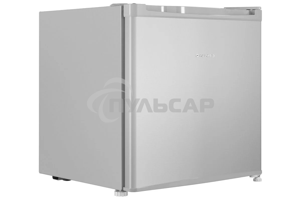Холодильник Maunfeld MFF50SL серебристый матовый однокамерный 46л, De Frost