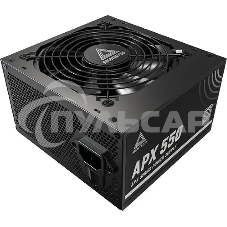Блок питания Montech APX 550 (XWYA11-550), 550 Вт, 80 PLUS белый, 120 мм, немодульный, черный
