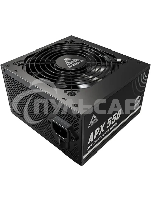 Блок питания Montech APX 550 (XWYA11-550), 550 Вт, 80 PLUS белый, 120 мм, немодульный, черный
