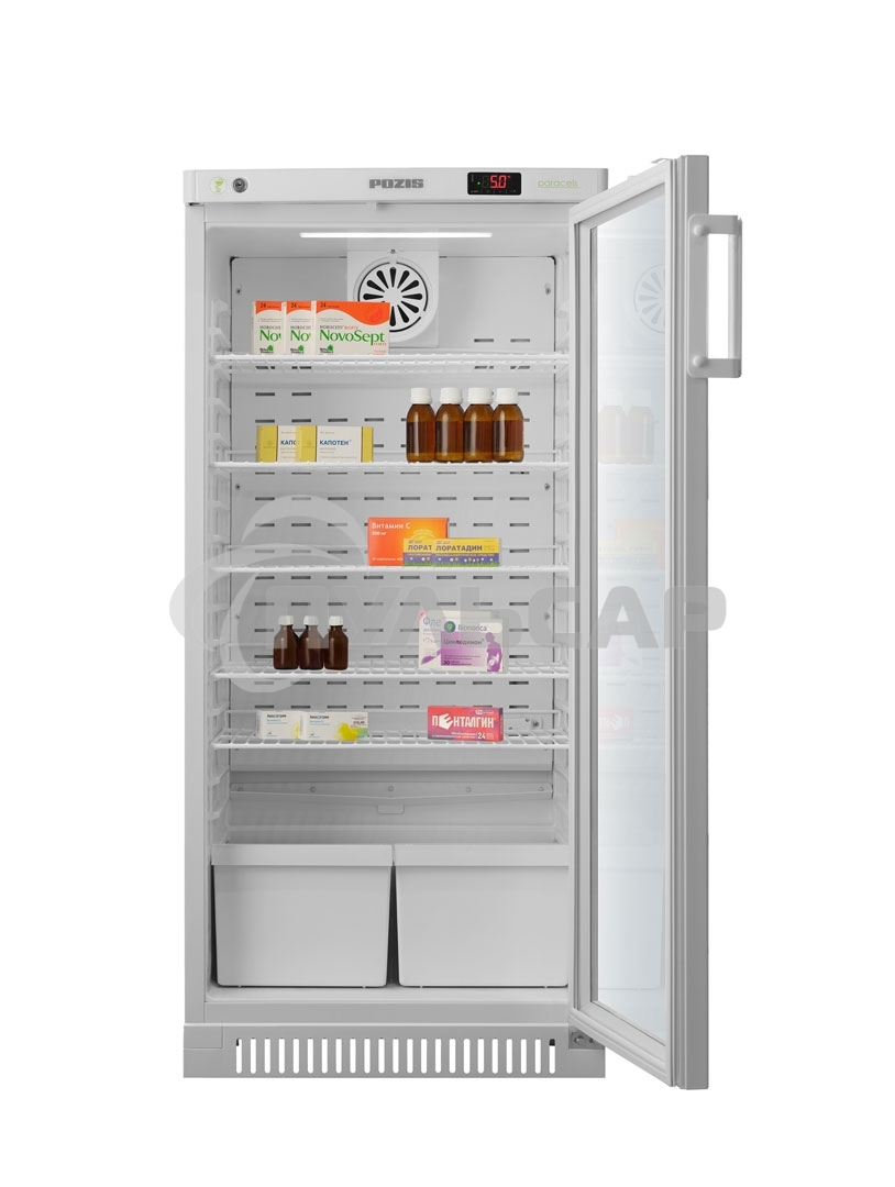 Холодильник фармацевтический Pozis ХФ-250-3 белый однокамерный 250 л