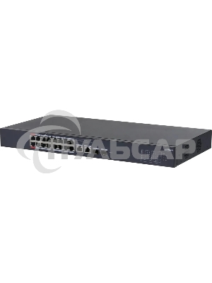 Коммутатор Dahua DH-CS4218-16ET-240 (L2) 16x100Мбит/с 2xКомбо(1000BASE-T/SFP) 2SFP 16PoE 240W управляемый