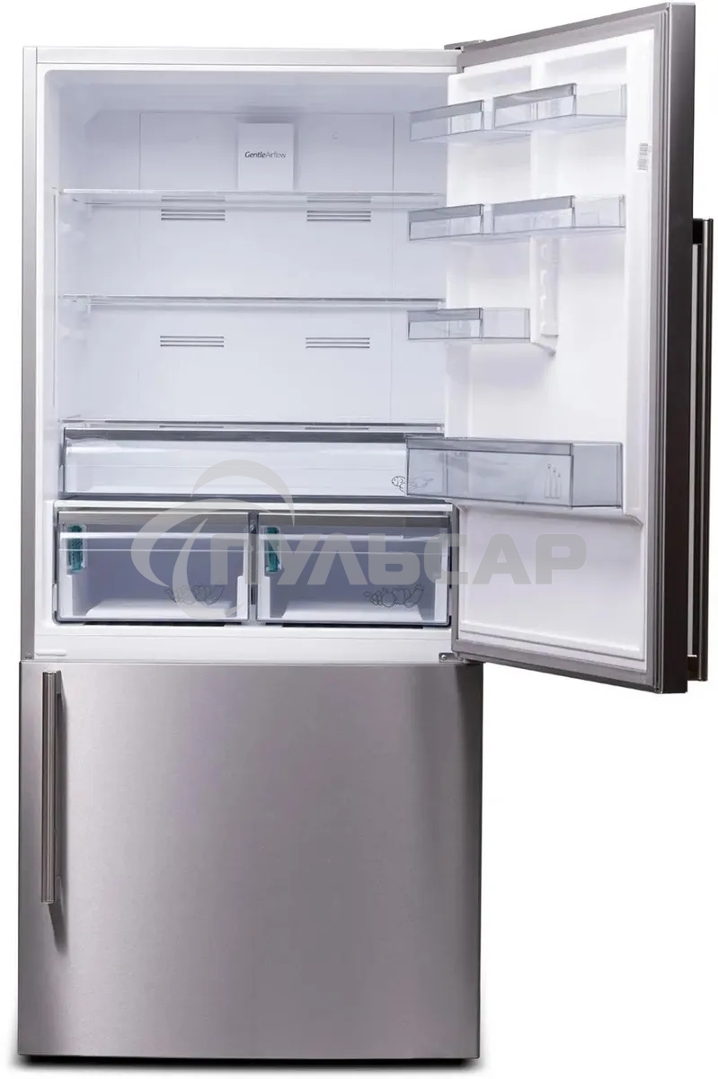 Холодильник Sharp SJ653GHXI52R серебристый двухкамерный 400/164 л морозилка снизу, No Frost