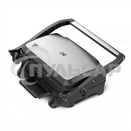 Электрический гриль BQ GR3006, черный/стальной