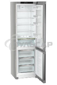 Холодильник Liebherr CNsfd 5703-22 001 Pure серебристый SteelFinish двухкамерный 266/94л морозилка снизу