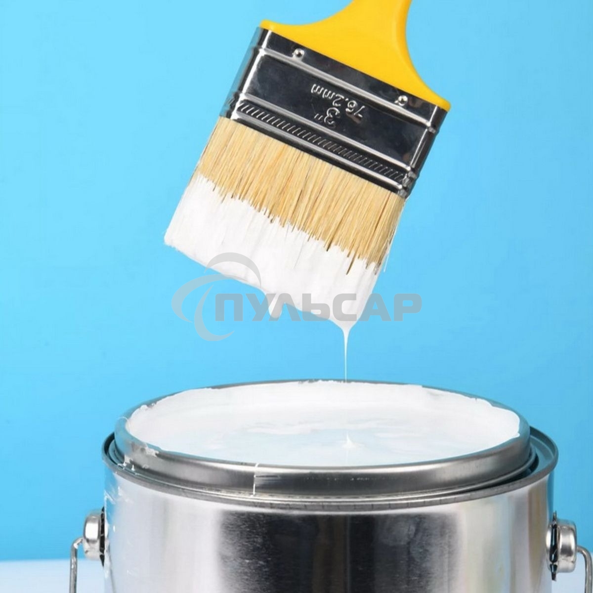 Кисть малярная с пластиковой ручкой Deli DL509113 75 мм, натуральная щетина