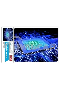 Коврик для мыши Buro BU-R51768 рисунок/процессор