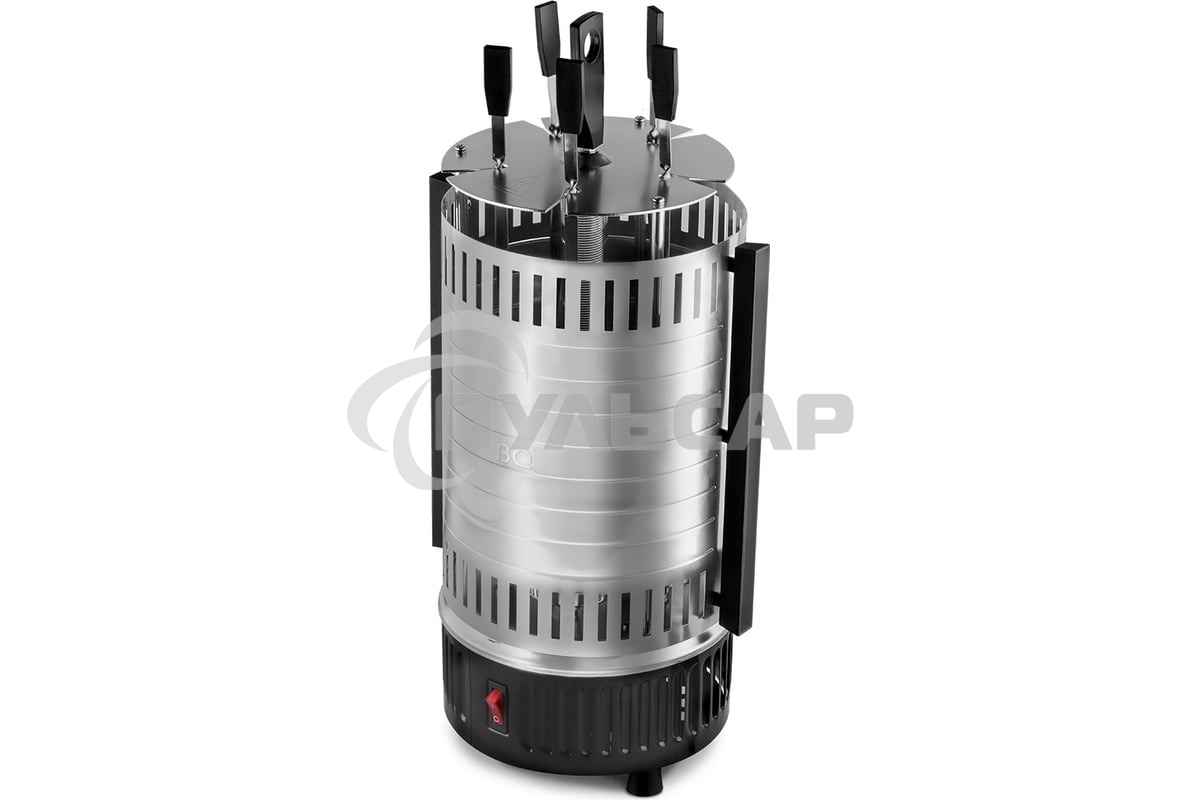 Электрошашлычница BQ BBQ1000 черный/стальной