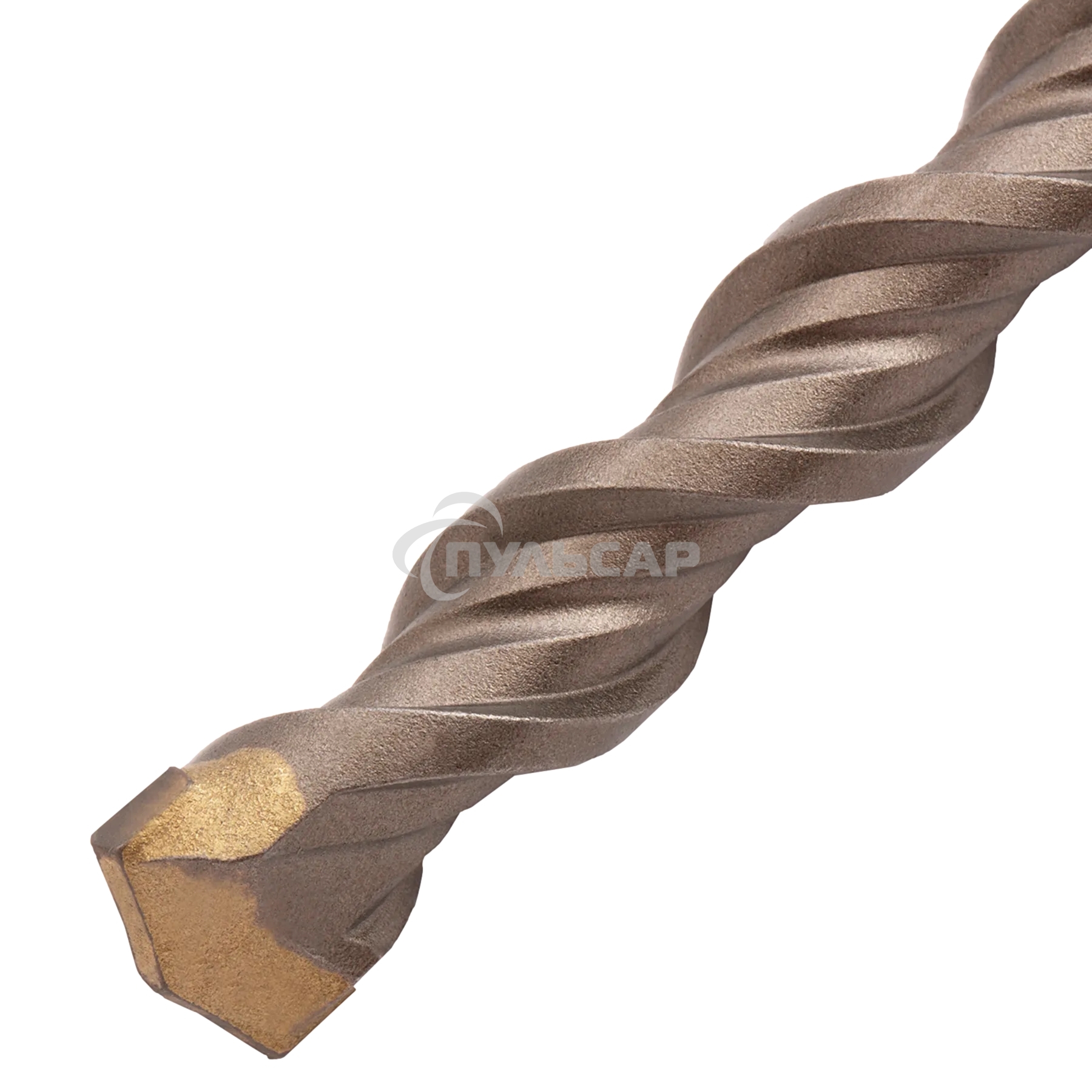 Бур по бетону Denzel двойная спираль, Cobalt W-tip, 16x600 мм, SDS PLUS