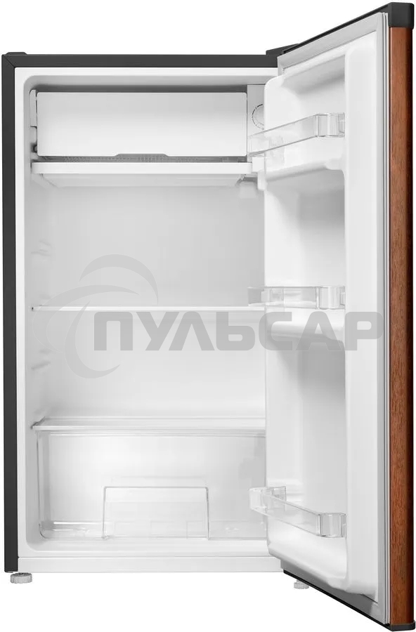 Холодильник Maunfeld MFF83WD дерево/черный мат. однокамерный 85л