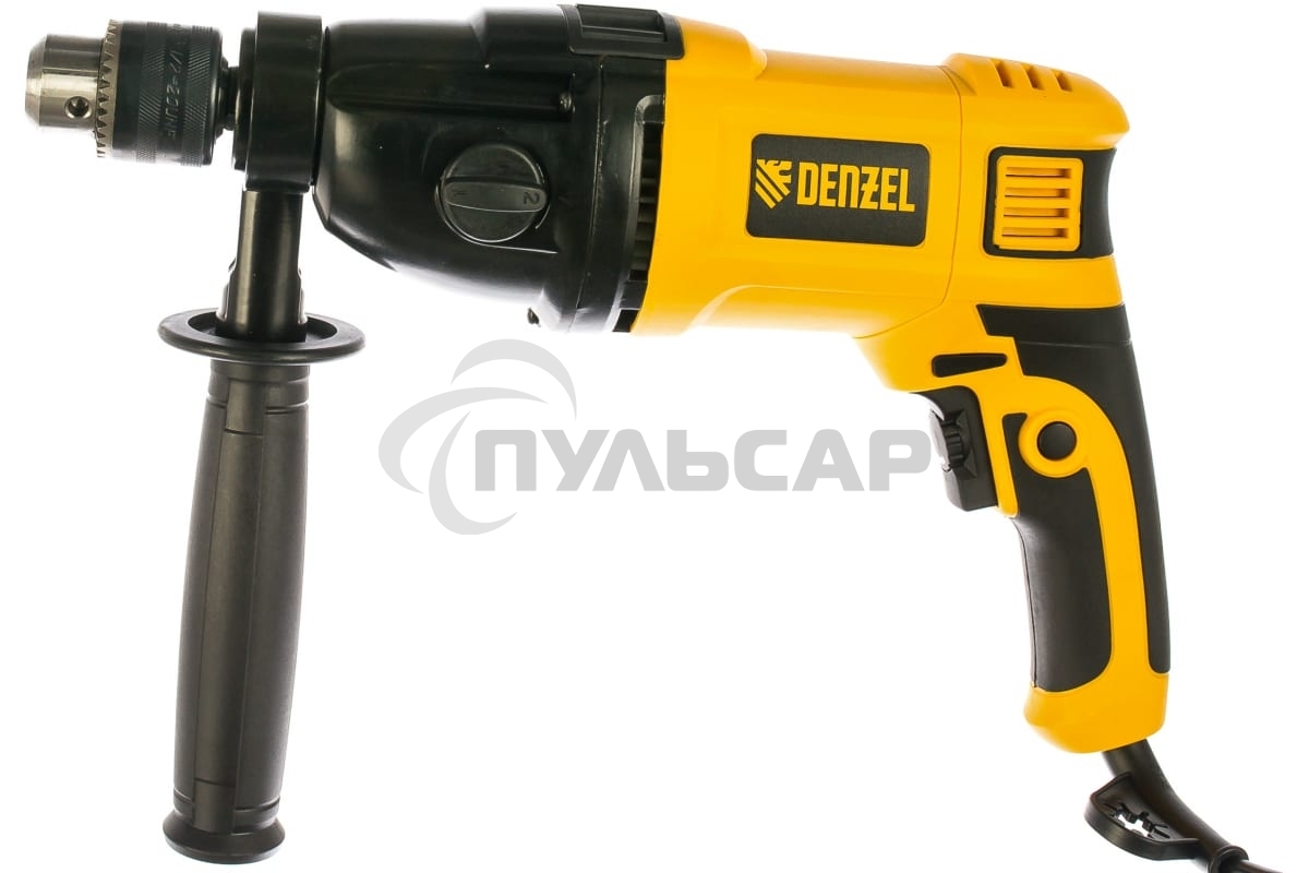 Дрель ударная Denzel ID-1050-2 1050Вт 0-3000/0-1100 об/мин 0-48000/0-17600 уд/мин 2 скор 26312