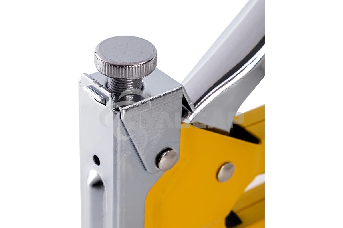 Мебельный степлер Deli DL1313 3-в-1. 4-8мм. 0,6 кг. Полностью стальная конструкция. Подходит для D/U/T.