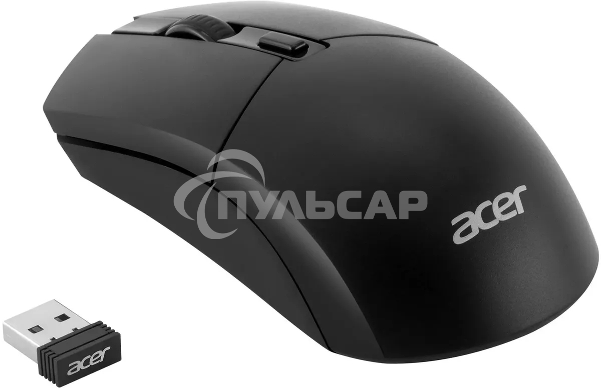 Комплект клавиатура + мышь Acer OKR120 клав:черный мышь:черный USB беспроводная Multimedia