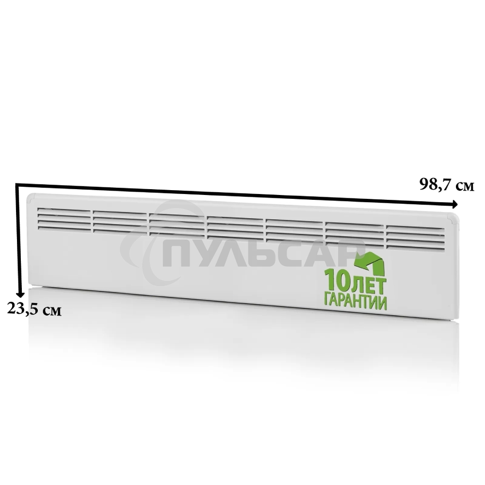 Конвектор ENSTO FinnHeat MINI EPHBMM07PR белый, 750 Вт, 12 м2, механический термостат