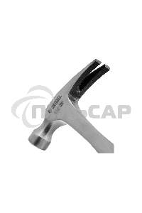 Молоток-гвоздодер Denzel 10423 450 г, цельнометаллический, двухкомпонентная рукоятка