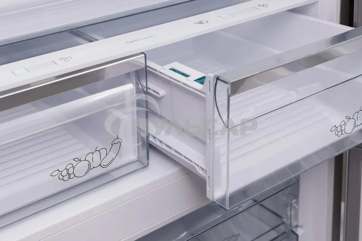 Холодильник Sharp SJ653GHXI52R серебристый двухкамерный 400/164 л морозилка снизу, No Frost