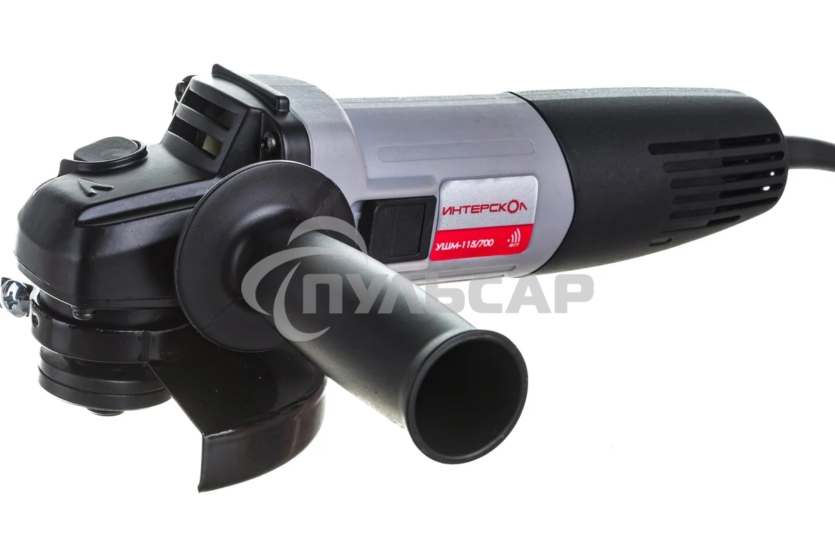 Углошлифовальная машина Интерскол УШМ-115/700 750Вт 11000об/мин рез.шпин.:M14 d=115мм