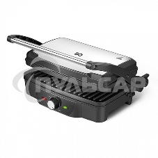 Электрический гриль BQ GR3006, черный/стальной