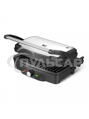 Электрический гриль BQ GR3006, черный/стальной