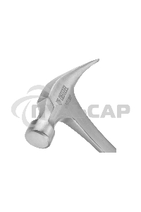 Молоток-гвоздодер Denzel 10423 450 г, цельнометаллический, двухкомпонентная рукоятка