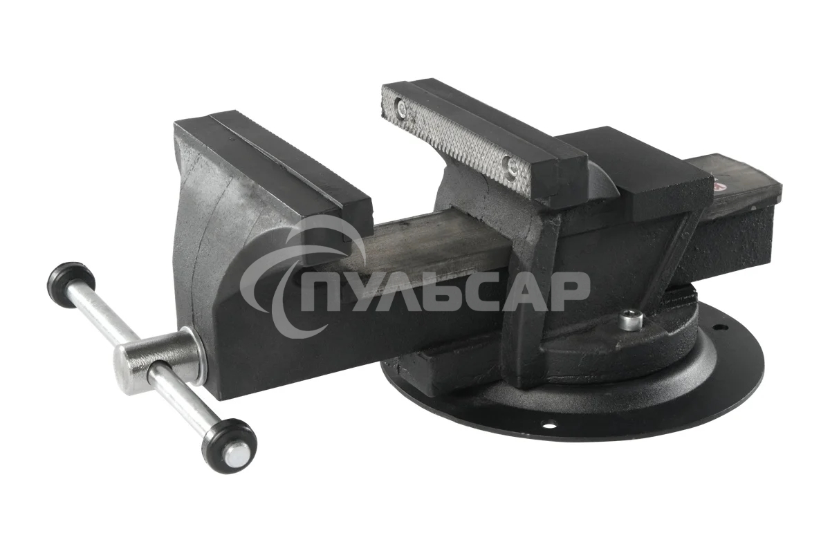 Тиски КАЛИБР ТПСН-200И слесарные поворотные (200 мм, наковальня)