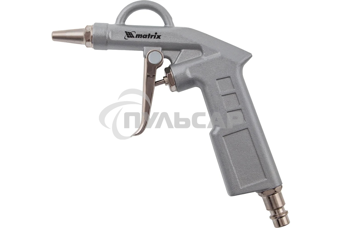 Пистолет продувочный Matrix с удлиненным соплом, пневматический, 135 мм