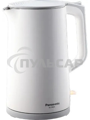 Чайник электрический Panasonic NC-CWK50 1.7л. 1500Вт белый корпус: нерж.сталь/пластик