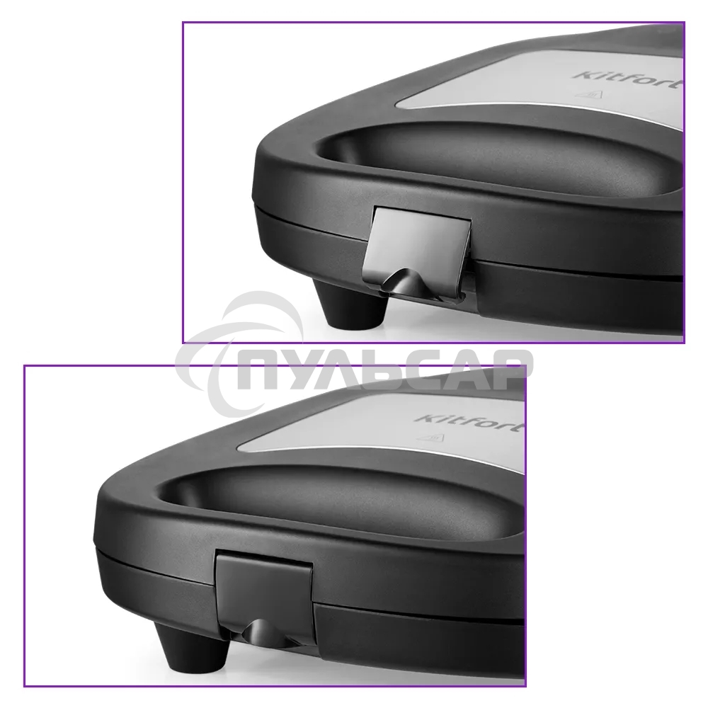 Вафельница Kitfort КТ-1660 700Вт черный