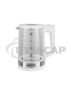 Чайник электрический Happy Panda HP-2700W 2 л, стекло, точечн. подсв