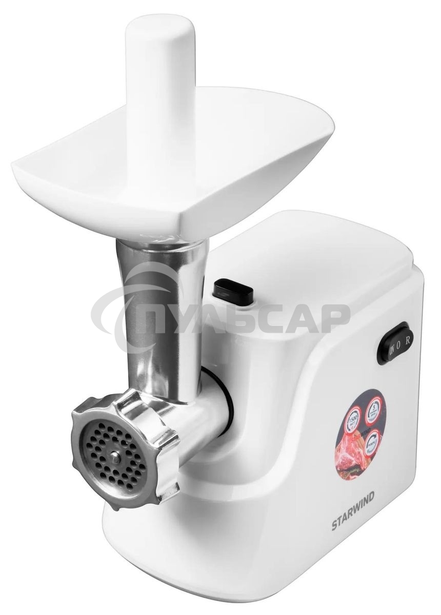 Мясорубка электрическая Starwind SMG3120 1500Вт белый