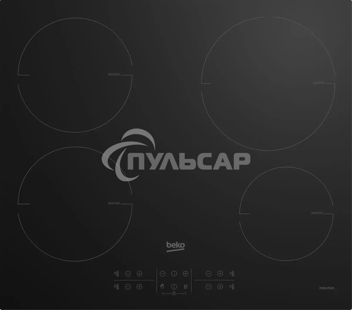 Индукционная варочная панель Beko HII 64200 MT, черный