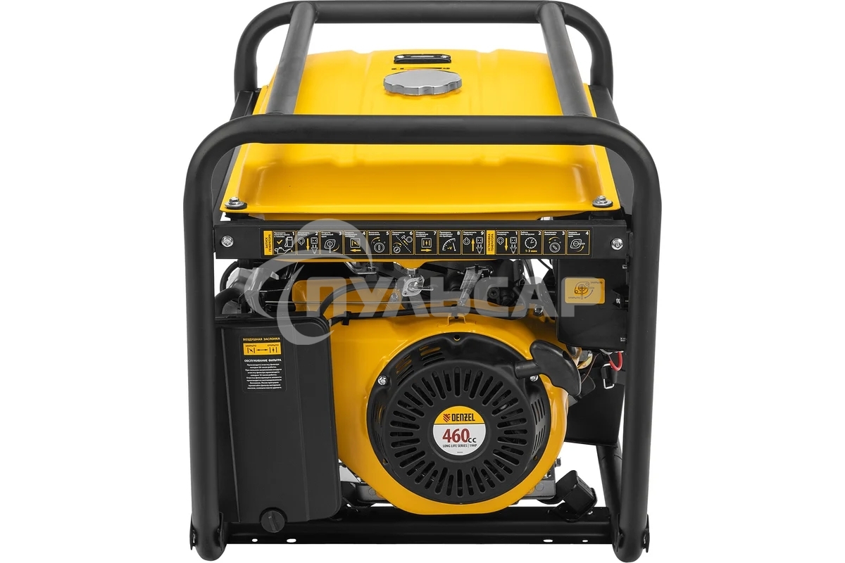 Электрогенератор бензиновый Denzel PS 90 ED-3, 9 кВт, 85 дБ, 90 кг