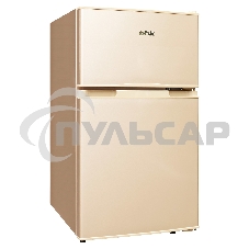 Холодильник BBK RF-099 бежевый двухкамерный 65/33л морозилка сверху, ручное