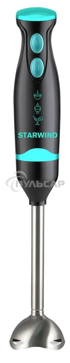 Блендер погружной Starwind SBP2322b 800Вт темно-серый/бирюзовый