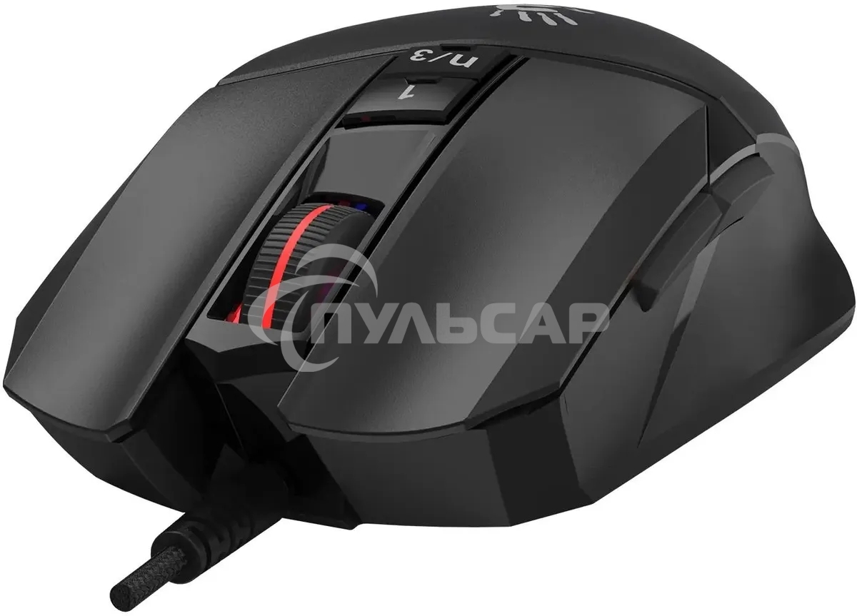 Мышь проводная A4Tech Bloody W65 Max Mini черный, 12000 dpi, USB, кнопки - 9