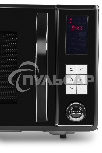 Микроволновая печь Hyundai HYM-D3009 нержавеющая сталь 23л 800Вт кнопки, поворотный механизм