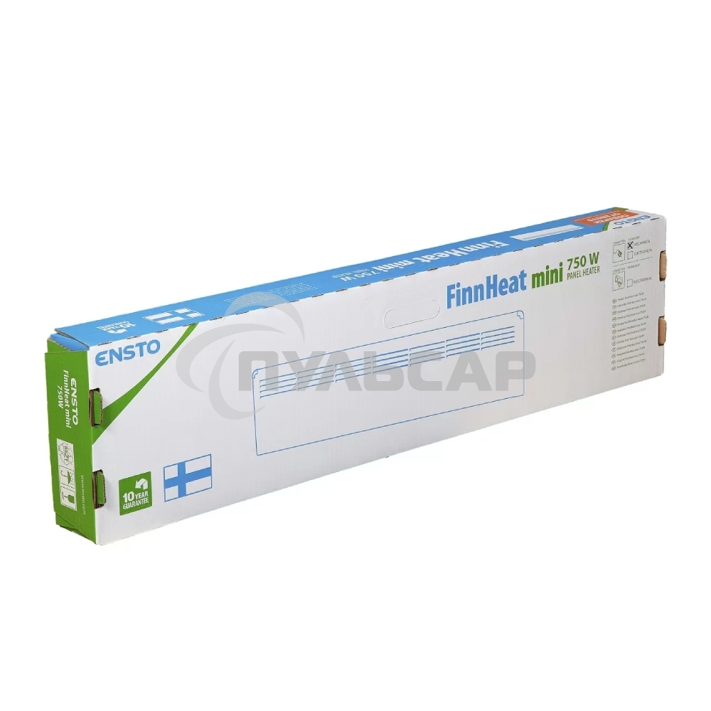Конвектор ENSTO FinnHeat MINI EPHBMM07PR белый, 750 Вт, 12 м2, механический термостат