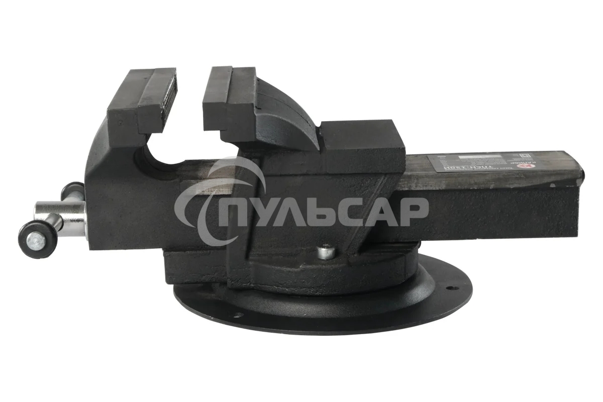 Тиски КАЛИБР ТПСН-200И слесарные поворотные (200 мм, наковальня)