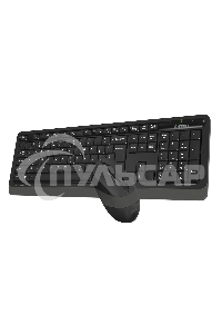 Комплект клавиатура + мышь A4Tech Fstyler FG1010S клав:черный/серый мышь:черный/серый USB беспроводная Multimedia (FG1010S GREY)