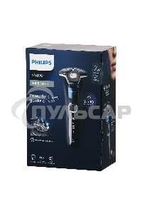 Электробритва роторная Philips S5885/10 реж.эл.:3 питан.:аккум. темно-синий