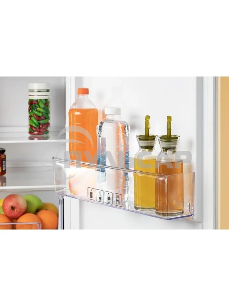 Холодильник Nordfrost NRB 152 ME бежевый мрамор двухкамерный 205/115 л морозилка снизу, капельная система