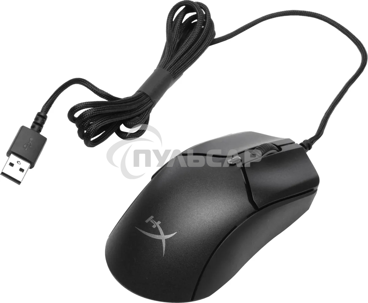 Мышь беспроводная HyperX Haste 2 черный, 26000 dpi, радиоканал, Bluetooth, USB, кнопки - 5
